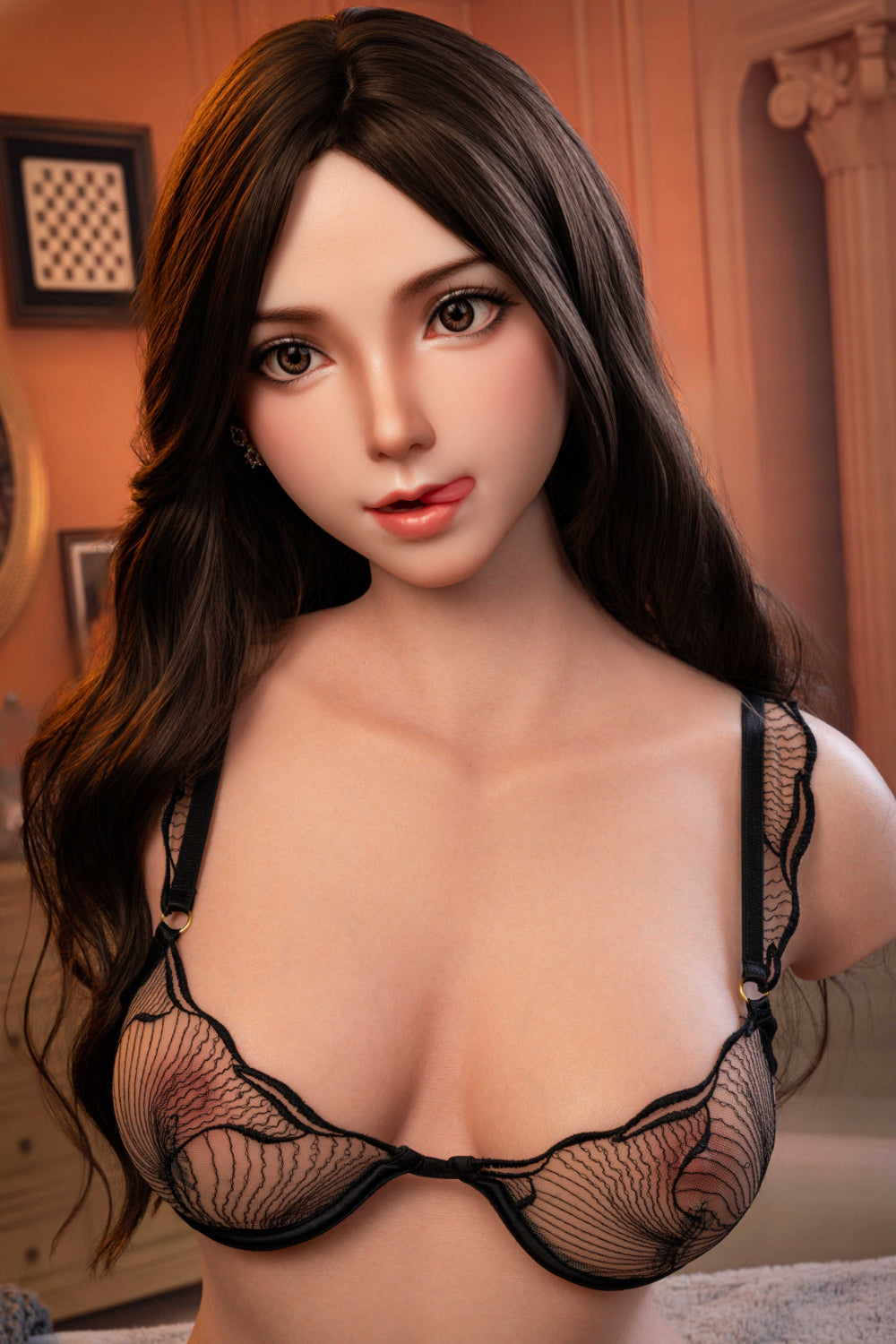 Aurora- 78cm Premium Silicone Head Sex Doll Torso with Interactive Options- AiMi Doll