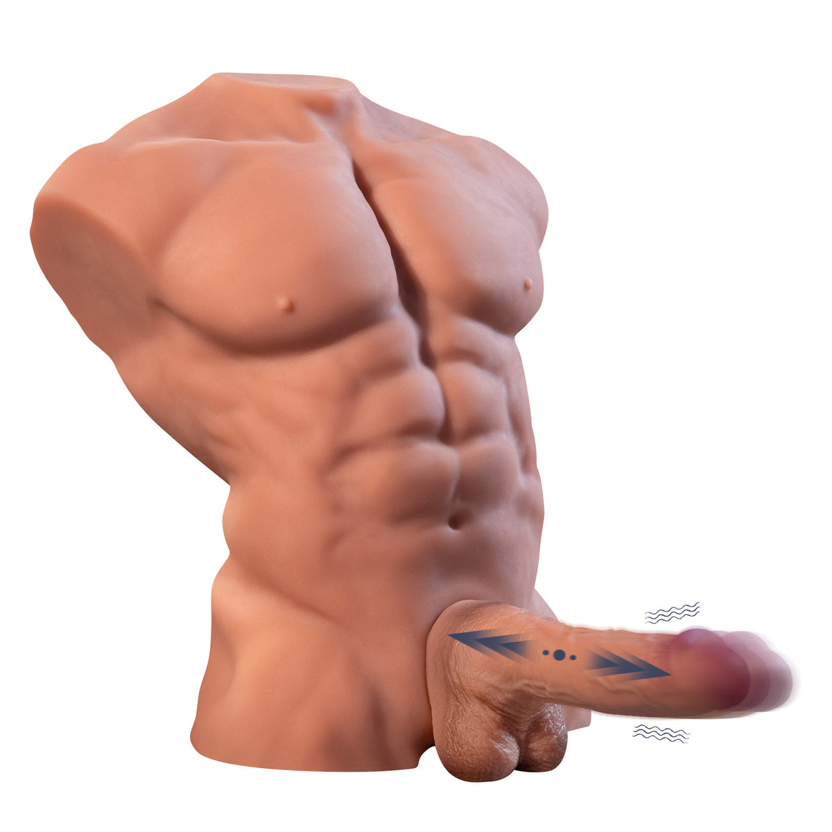 Fitter - 12kg Male Sex Doll Torso with Auto Thrusting and Vibrating Penis - Xise Doll