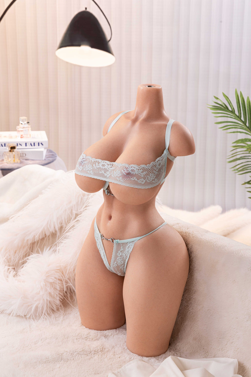 Eva- 62cm Head-Compatible Silicone Sex Doll Torso with Interactive Options- AiMi Doll