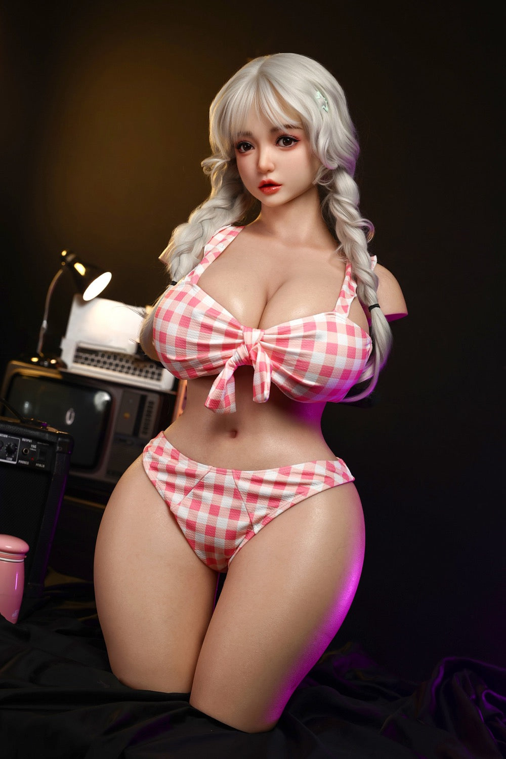 Riley-77cm Premium Silicone Head Sex Doll Torso with Interactive Options- AiMi Doll