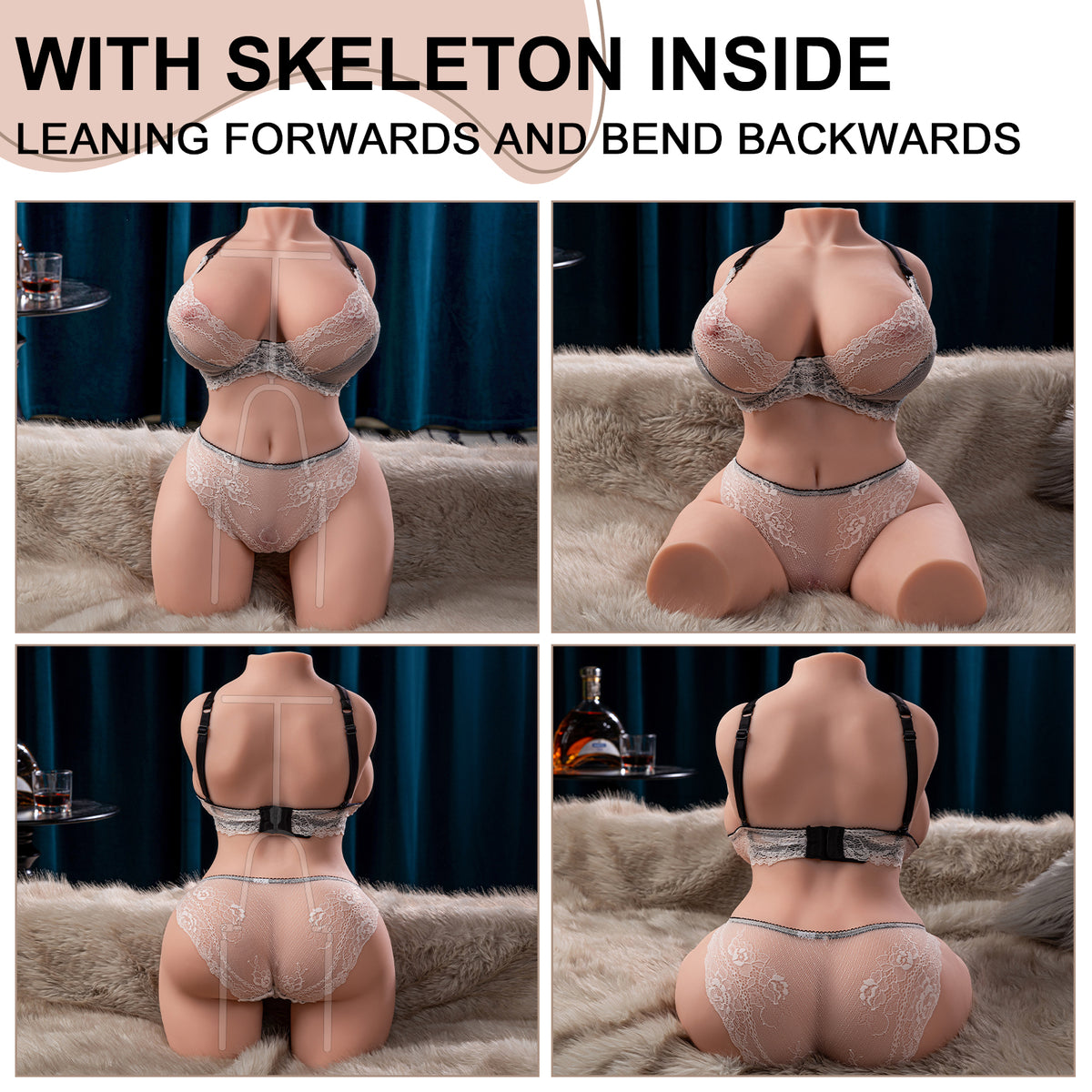 Dennehy- 10kg F-cup Premium TPE Sex Doll Torso - Xise Doll