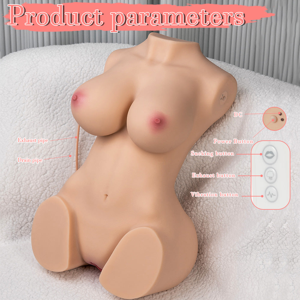 Mika - 44cm Automatic Sex Doll Torso - Xise Doll