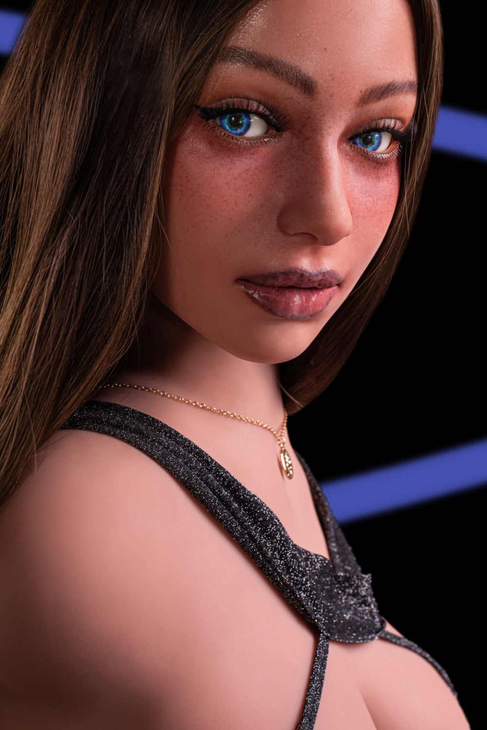 Harriet- 110cm F-cup Premium TPE Sex Doll Torso with ROS Silicone Head- Climax Doll