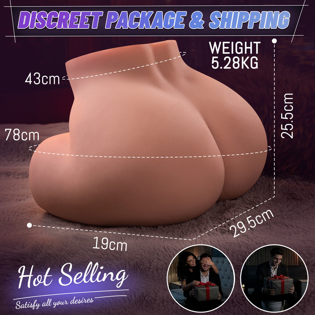 Dalke- 5.28kg Automatic TPE Butt Torso Sex Doll - Xise Doll