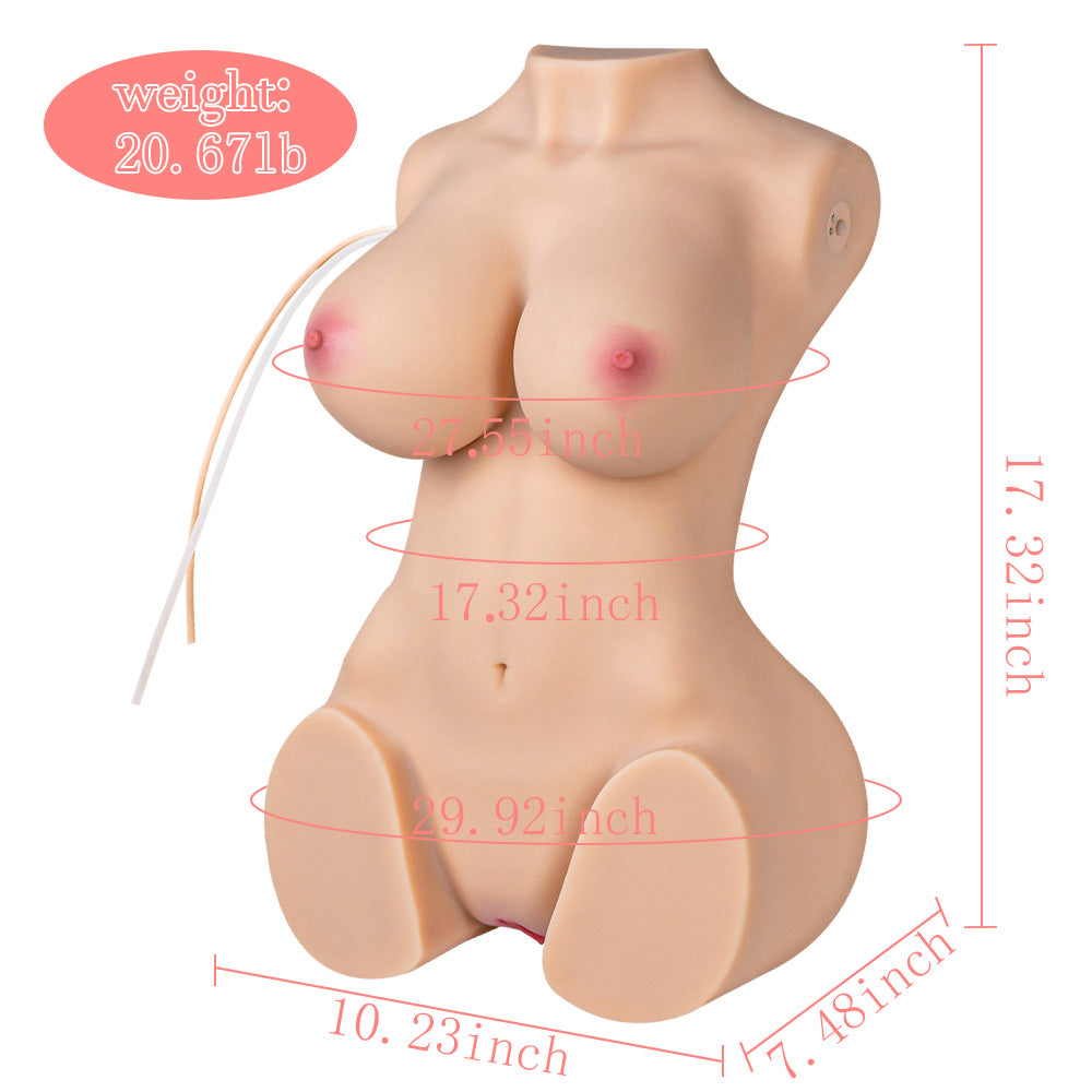 Mika - 44cm Automatic Sex Doll Torso - Xise Doll