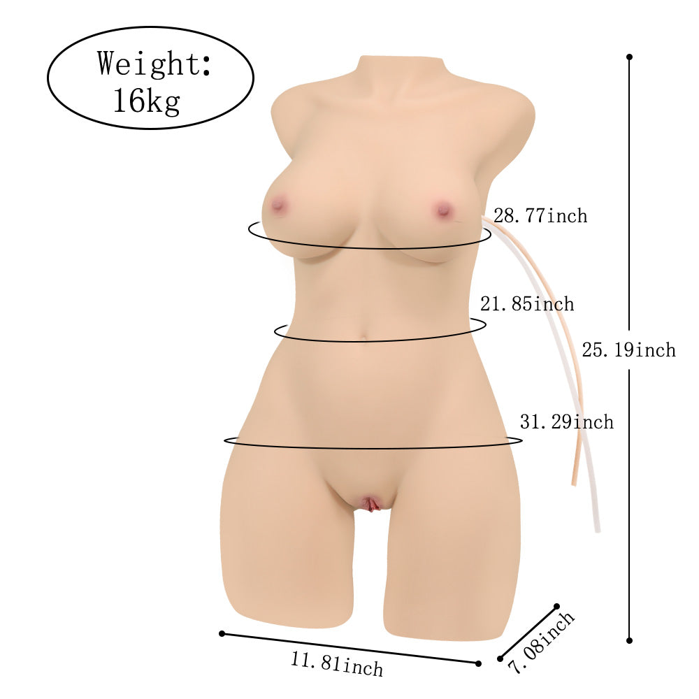 Isabella - 64cm Automatic Sex Doll Torso - Xise Doll