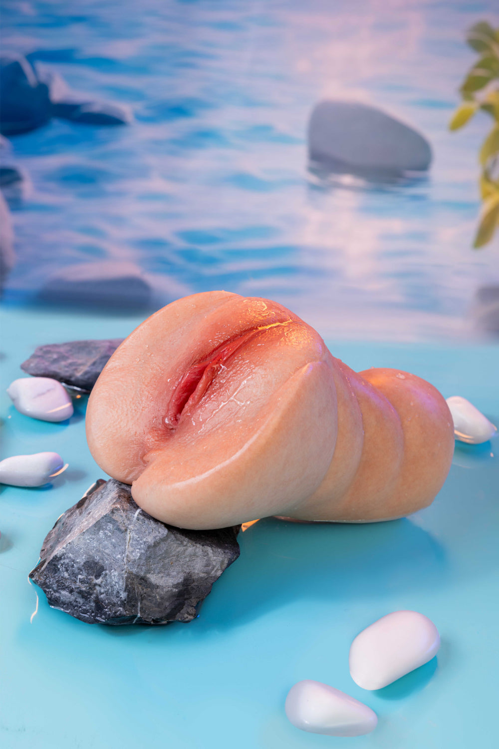 0.95kg Full Silicone Realistic Pocket Pussy