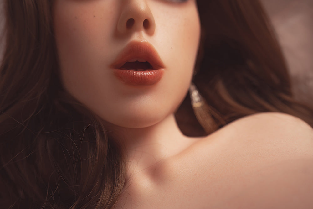 Alicia - 80cm C-cup Premium Silicone Sex Doll Torso with ROS Head and Interactive Options- SY Doll
