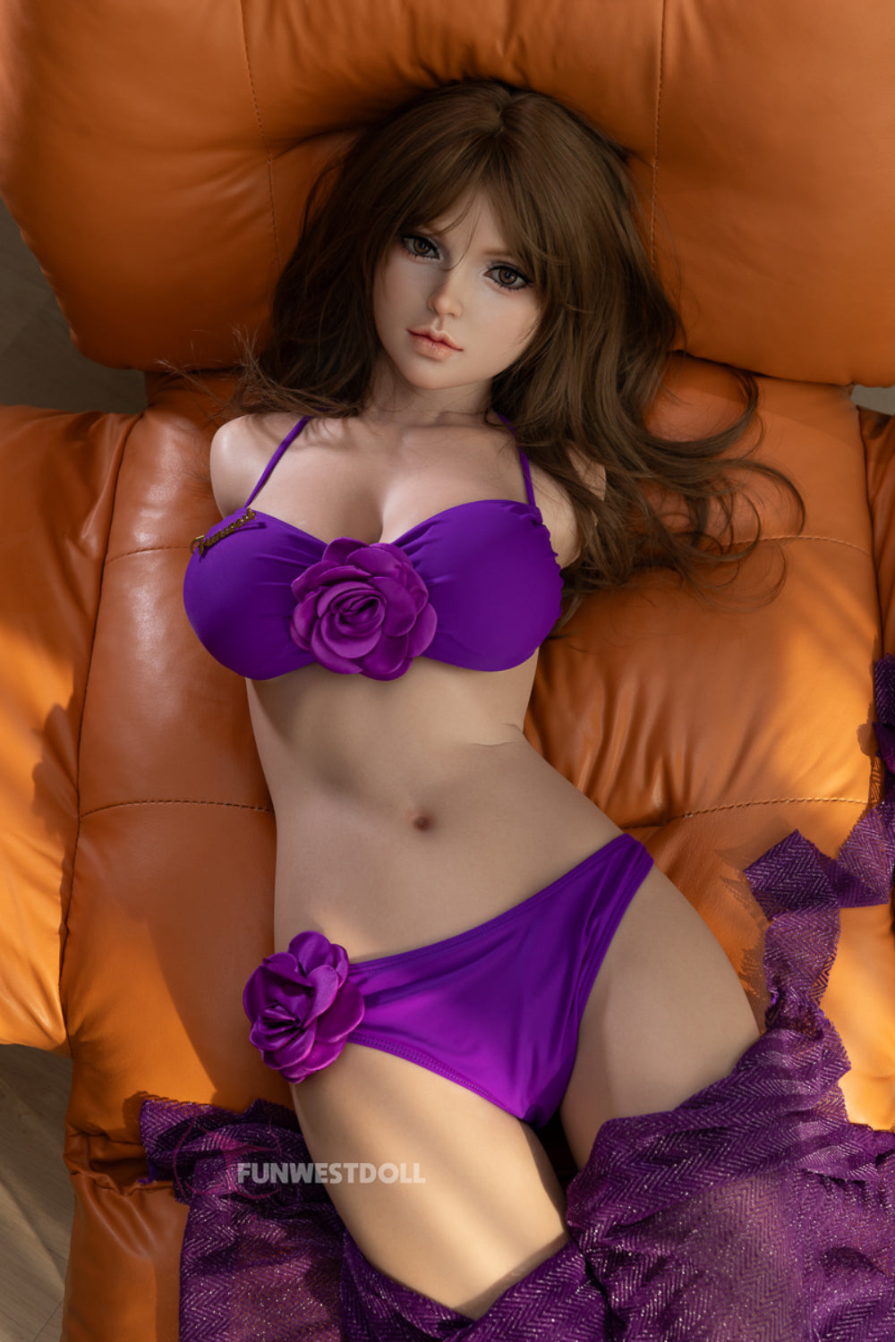 Lily- 95cm D-cup Realistic Full Silicone Sex Doll Torso with Head- FunWest Doll