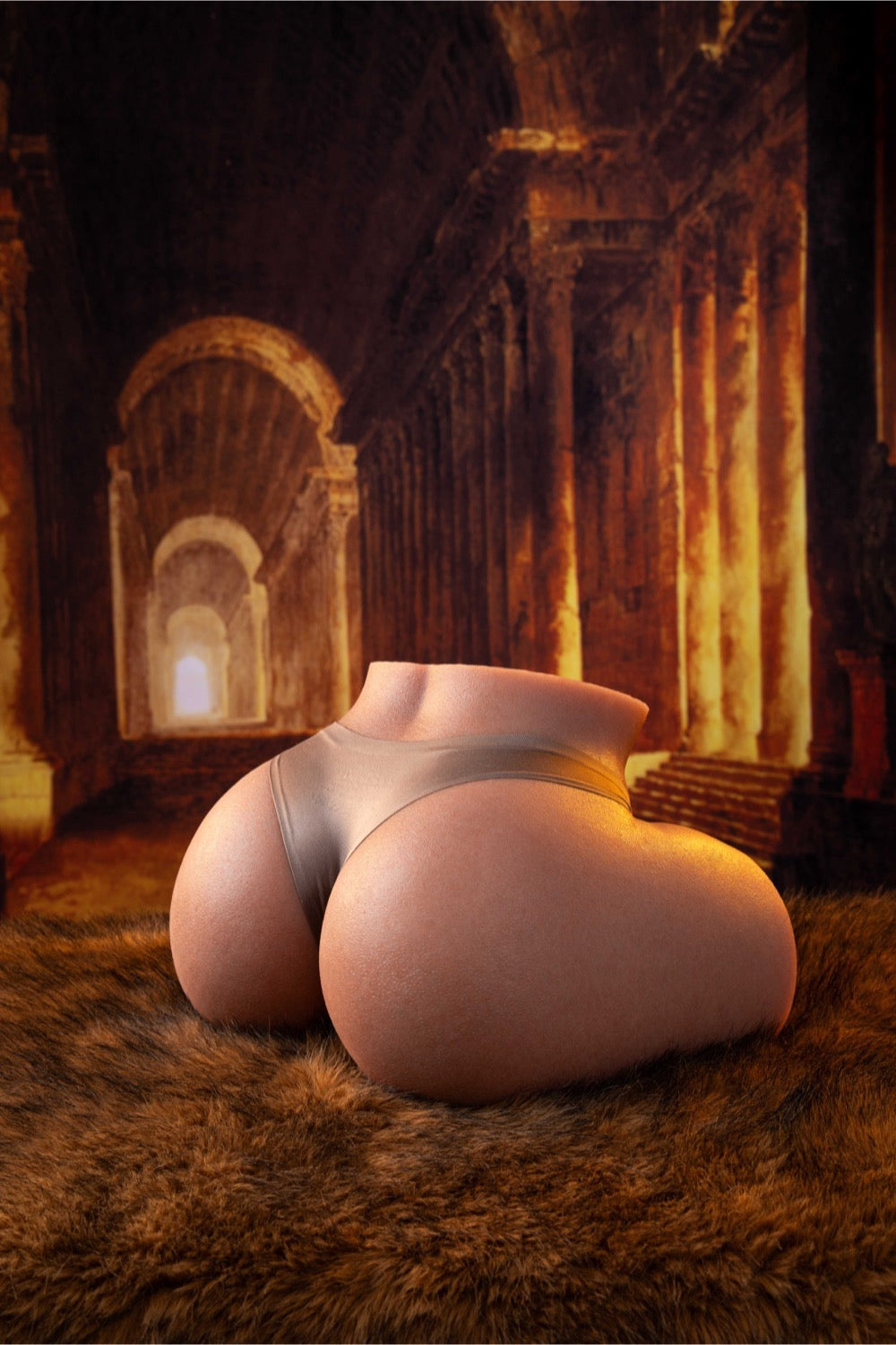 7kg Realistic Silicone Butt Torso Sex Doll with Interactive Options- AiMi Doll