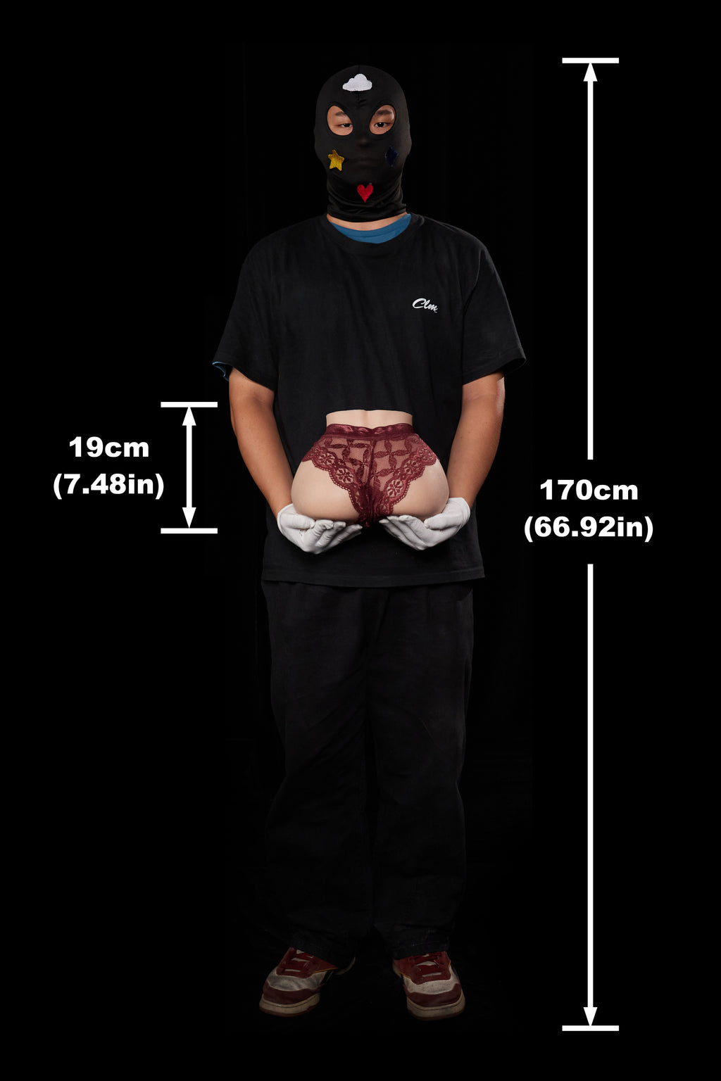 4.5kg Realistic Silicone Butt Sex Dolls Torso- Climax